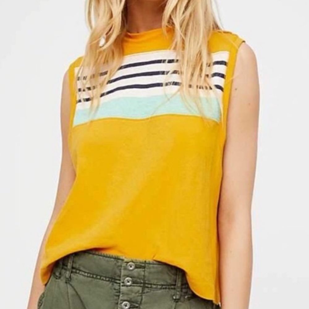 We the Free colorblock tank